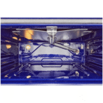 LDGL6924S LG 6.9 cu. ft. Smart Gas Double Oven Freestanding Range with ProBake Convection, Air Fry & Air Sous Vide bottom oven close up product image