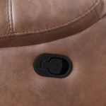 Morello Reclining Sofa and Loveseat By New Classic Furniture recliner control close up product image