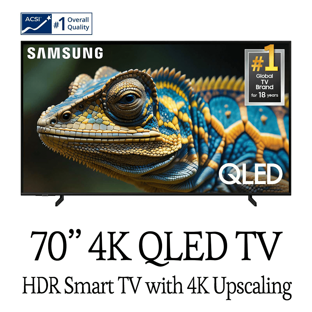QN70Q60DAFS Samsung 70" QLED 4K HDR TV QN70Q60DAFS Samsung 70" QLED 4K HDR TV product image