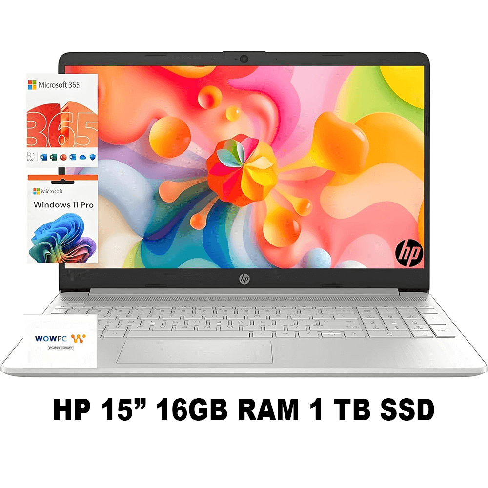 15-FD0123DX HP 15 inch Laptop for Home or Work, Intel 4-core Processor, 16GB RAM, 1TB SSD, 15.6" product image 15-FD0123DX HP 15 inch Laptop for Home or Work, Intel 4-core Processor, 16GB RAM, 1TB SSD, 15.6" product image