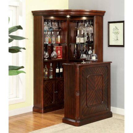 Voltaire Corner Curio - Furniture of America product image